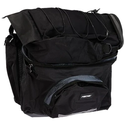 Image de Fischer Unisex Porte Bagages 3 Compartiments uni Noir