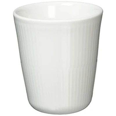 Image de Tasse cannelée blanche importée Royal Copenhagen 300 ml, cadeau de mariage, 1016937 [Produit régulier]