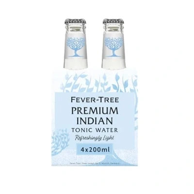 Image de FEVER TREE Refreshingly Light Tonic Water Soda 6 Packs de 4 bouteilles 200ml