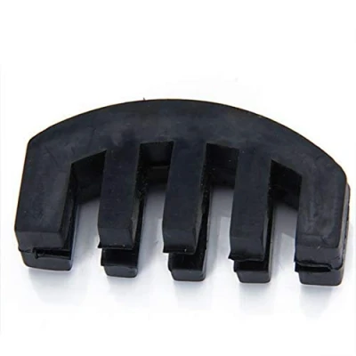 Image de moonsun Sourdine de 4/4 Violon Noir en Caoutchouc