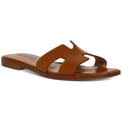 Image de Steve Madden Sandales Hadyn pour femme, Cuir cognac, 38 EU