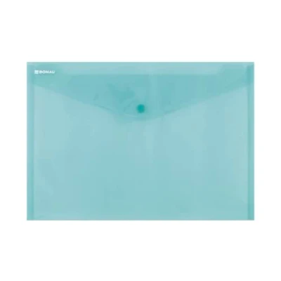 Image de Pochette Enveloppe DONAU Fermeture Bouton PP A4 180 Microns Verte / Type Enveloppe/Type Avec Bouton/Index B.d. Matériau PP/Couleur Vert/Format épaisseur (mm) 180µm