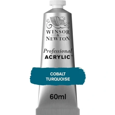 Image de Winsor &amp; Newton Professional Acrylique Tube 60ml 190 Turquoise de Cobalt ROW
