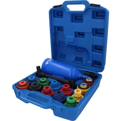 Image de BRILLIANT TOOLS BT711110 Jeu de trémies remplissage d’huile MASTER avec bras d’équerrage, 15 pcs [Powered by KS TOOLS]