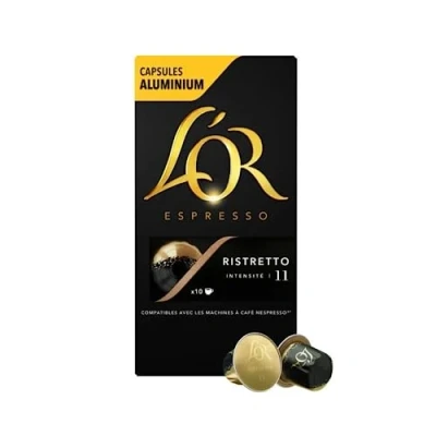 Image de Café L&#039; OR Espresso ristretto intensité 11 10 capsules