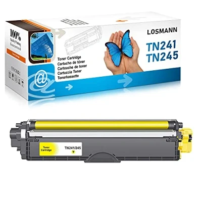 Image de LOSMANN 1x Toner Jaune Compatible pour Brother TN221 TN241 TN242 TN245 TN246 DCP 9015CDW 9020CDW 9022CDW HL 3140CW 3150CDW 3170CDW MFC 9130CW 9140CDW 3130CDW 9330CDW