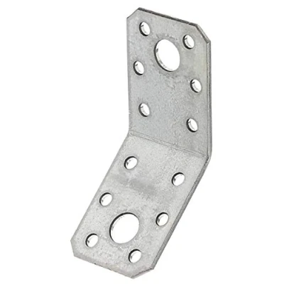 Image de Alberts 848347 Équerre d&#039;assemblage coudée à 135 galvanisée Sendzimir 50 x 35 mm kit de