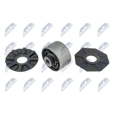 Image de NTY ZTT NS 057A Silent Bloc De Triangle Essieu arrière supérieur, avant pour bras oscillant longitudinal NISSAN: Qashqai / Qashqai+2 I, 2