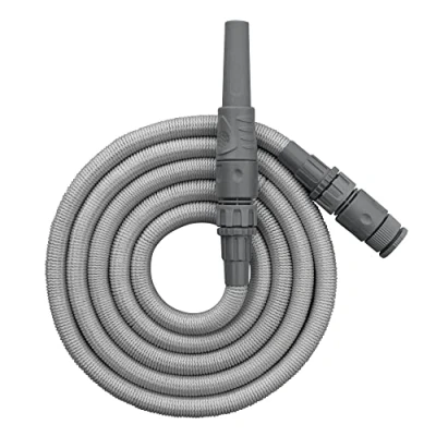 Image de Jardibric Tuyau d&#039;Arrosage Extensible et Rétractable (2,5 à 7,5 m) Léger Pratique pour Arroser Facilement Votre Jardin Vos Plantes.
