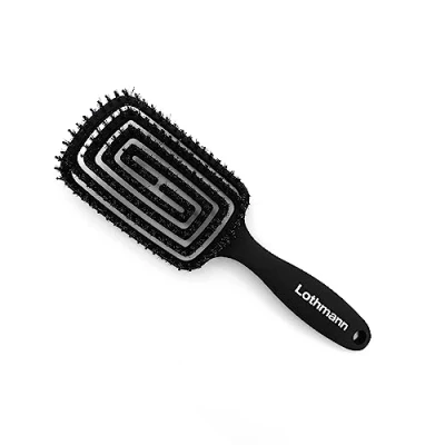 Image de Lothmann Paris Brosse Curve Flex Flexible Démêlage en douceur sans casse tout type de cheveux