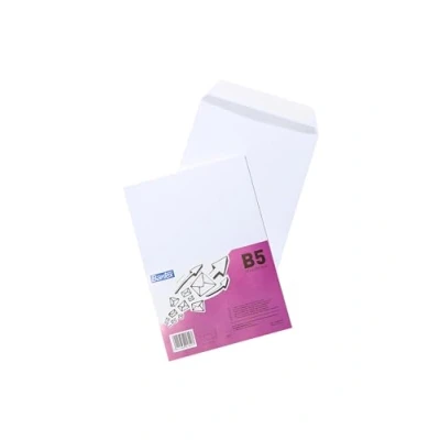 Image de Bantex enveloppes DIN B5 (25 x 17,6 cm) / avec bande détachable, lot de 25 dans un emballage en film (blanc)