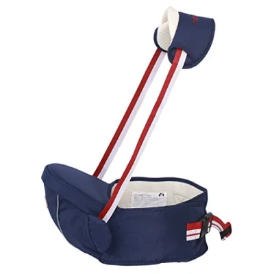 Image de Porte bébé ergonomique Hipseat avec bandoulière, siège de tabouret à la taille pour transporter les tout petits, poids léger et travail économe