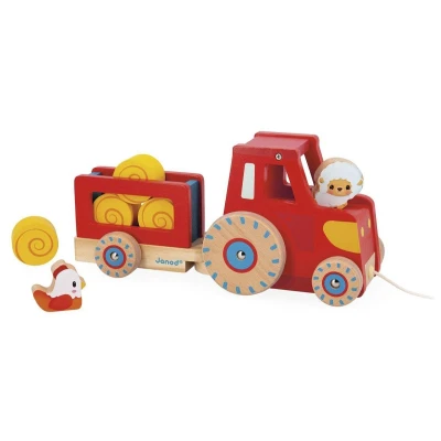 Image de Tracteur avec corde à tirer