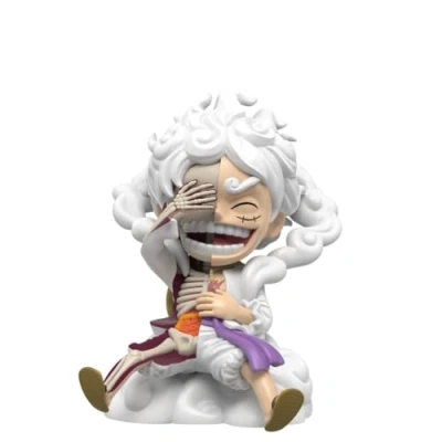 Image de One Piece Mighty Jaxx : Luffy Gear 5 Édition Wanted Figurine de Collection XXRAY 6 po (15 cm)