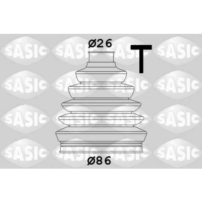 Image de SASIC 1906041 Soufflet De Cardan côté roue Thermoplastique AUDI: Q5, A4 B7 Avant, B8 VOLKSWAGEN: Passat B5 GP Berline, Break