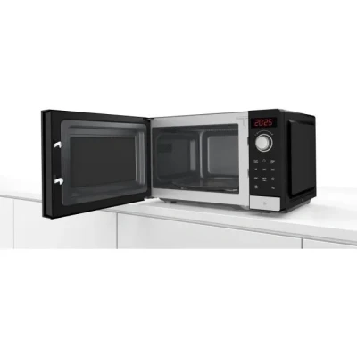 Image de Bosch FFL023MS2 Micro ondes Série 2 Pose libre 44 x 26 cm 5 puissances 20 L Inox