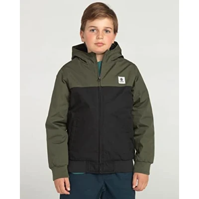 Image de ELEMENTWolfeboro Dulcey Two Tones Veste déperlante Garçon Enfant XS Noir.