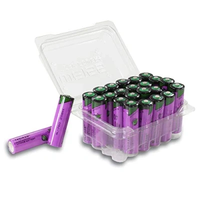 Image de Tadiran SL 760/S Lot de 24 Piles inorganiques au Lithium Type AA Blanc
