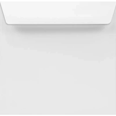 Image de Netuno 50 enveloppes carrées blanches 156x156 mm 100g Lessebo Smooth White élégantes décoratives pour mariage anniversaires Baptême communion invitations cartes de voeux