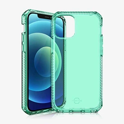 Image de Coque Renforcée iPhone 12 mini Spectrum Clear Bleue Itskins Neuf