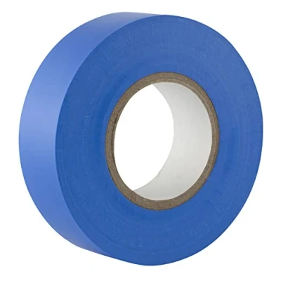 Image de GOCABLETIES Ruban adhésif isolant électrique bleu 19 mm x 20 m résistant, autocollant protèger, regrouper, réparer des câbles 1 rouleau
