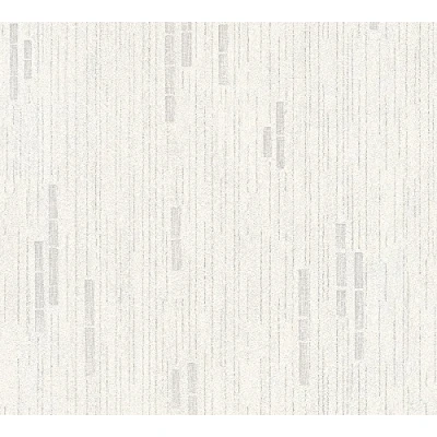 Image de A.S. Création 318502 31850 2 Papier peint intissé avec paillettes Essentials Gris métallisé 10,05 x 0,53 m