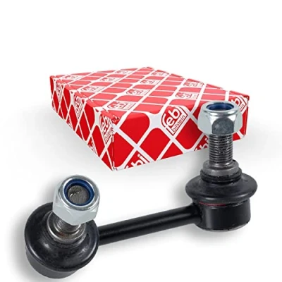 Image de febi BILSTEIN 29753 Biellette de barre stabilisatrice Essieu avant gauche 70 M12 x 1,25 Plus avec écrou autobloquant Acier noir KIA: SORENTO 1