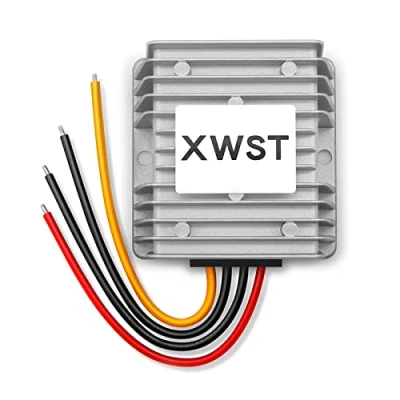 Image de XWST CC 12 V à 48 Pas au convertisseur 3 A 144 W Transformateur régulateur Puissance Fourniture Adaptateur accepte entrées DC 10 18 pour Voiture Camion véhicule Moteur Bateau