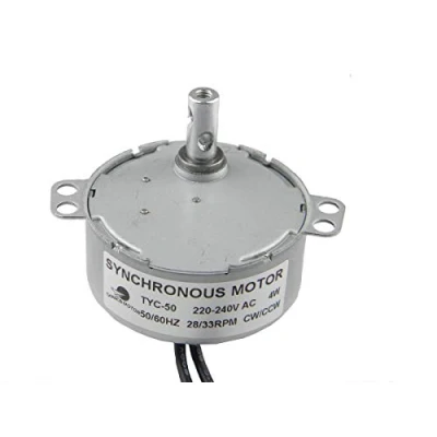 Image de CHANCS TYC 50 à Moteur Synchrone AC 220V 28 33r/min CW/CCW 50/60Hz Applications Mini électrique