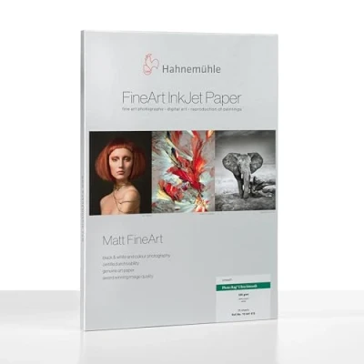 Image de Hahnemühle FineArt 10641615 Rag photo numérique ultra lisse Blanc Format A4 210 x 297 mm 305 g/m²