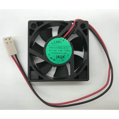Image de ADDA 4010 AD0412MX G70 DC12V 2 wire pin 0.08A hydraulic bearing silent cooling fan