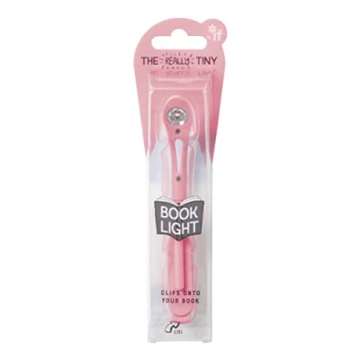 Image de IF Really Tiny Book Light (Pink) Compact Reading Lights for Books in Bed Flexible Clip On A Great Lamp with Batteries Included