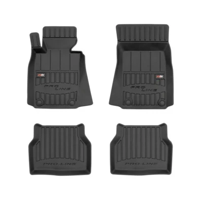 Image de FROGUM 3D407367 Ensemble de tapis sol Caoutchouc avant et arrière 4 noir Sur mesure BMW: 5 Berline, Touring