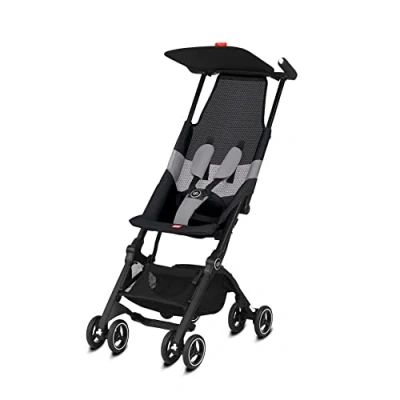 Image de gb Gold Poussette Pockit Air All Terrain, Ultra compacte, De 6 mois jusqu&#039;à 22 kg (4 ans env.), Velvet Black