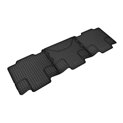 Image de Z4L Tapis de sol en caoutchouc sur mesure pour VW T7 Multivan à partir 2022 3 rangées