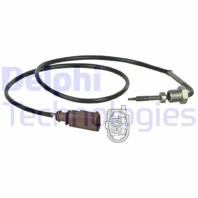 Image de DELPHI TS30002 Palpeur, température des gaz VOLKSWAGEN: Touran I, CADDY 3, 4 Kasten