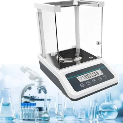 Image de Balance De PréCision 0,0001 G, Analytique NuméRique, Laboratoire, Scientifique Pour Bijoux, Avec Conversion D&#039;Unité, Comptage, Tare, Fonctions ZéRo,0.1mgx120g