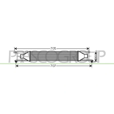 Image de PRASCO FT342N002 Intercooler FIAT: Grande Punto 3/5 portes, Evo portes