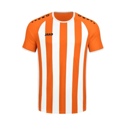 Image de JAKO Maillot Inter (Manches Courtes), Mixte, Orange Fluo/Blanc, L