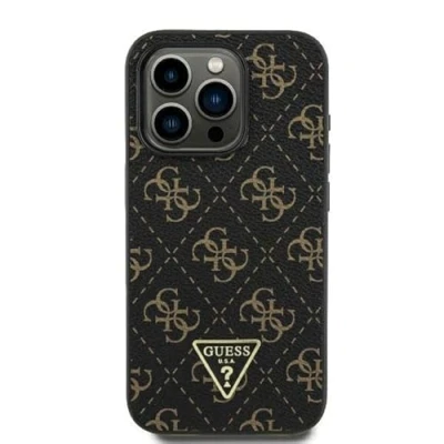 Image de Étui Guess pour iPhone 16 6.1 noir étui rigide New 4G Triangle Neuf