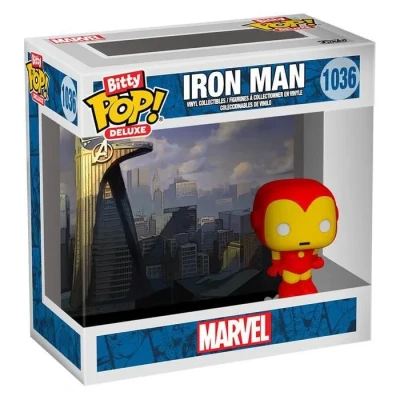 Image de Figurine Funko Bitty Pop Deluxe Iron Man Avenger Tower Neuf