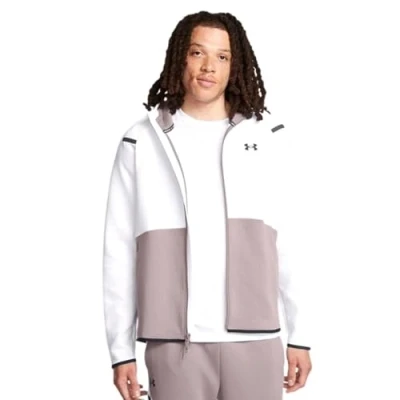 Image de Under Armour Unstoppable Sweat zippé, Homme, Taille: Small, Tetra gray