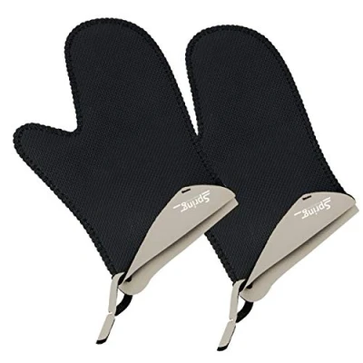 Image de Poignées à Ressort 2094055802 Gants Four, Courtes, 1 Paire Grise