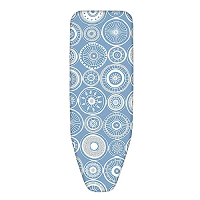 Image de JUANIO Housse Extensible pour Planche à Repasser, de Table Repasser avec Tissu éponge et élastique en Coton Longueur 110 130 x Profondeur 30 45 cm