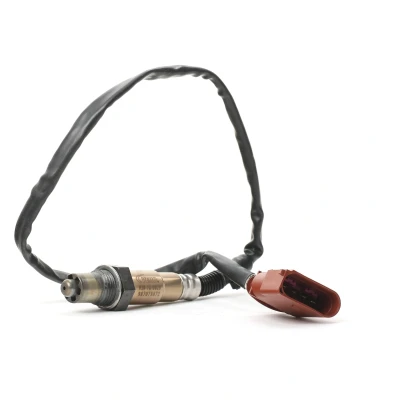 Image de VEMO Original Quality V10 76 0029 Sonde lambda après catalyseur M18 x 1,5 de diagnostic, Filetage prégraissé marron 4 en forme D