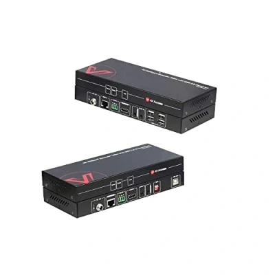 Image de AV Access Professional UHD 4K @ 60Hz (HDBaseT) Extendeur KVM USB HDMI jusqu&#039;à 100m, 4Kx2K 1080 120Hz / Via Cat5e/6/RJ45, 4 Ports 2.0, commutateur Dip EDID, RS232, PoH à Sens Unique