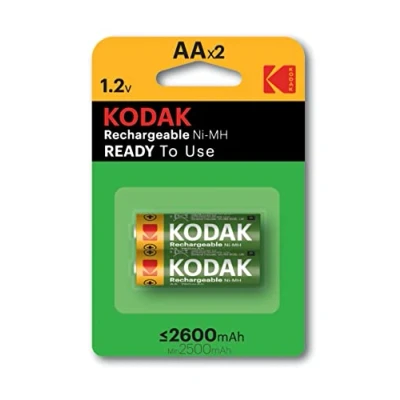 Image de PILA RECARG. NI MH AA 2UD 2600 MAH LR6 KODAK