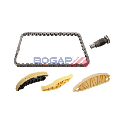 Image de BOGAP A1328219 Jeu de distribution à chaînes Chaîne faible bruit, fermée AUDI: A3 Sportback, Q7, A4 B8 Avant