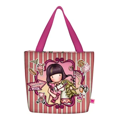 Image de Safta, Sac à goûter Gorjuss Fairground « Carousel » 24 x 29 10 cm Mixte enfant, multicolore, Taille unique
