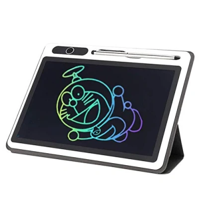 Image de Bloc notes électronique, Tablette LCD 10 pouces à dessin Outil de peinture la main Tableau d&#039;écriture électronique pour enfants/adultes/réunions d&#039;affaires/notes (Noir)